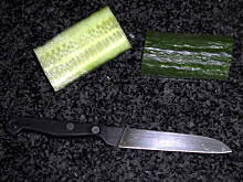 Fot. Giorgi, Dekoracyjny wachlarzyk z ogórka