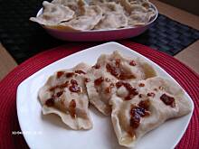 Fot. guga1, Pierogi ruskie z serem żółtym i czosnkiem