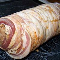 Boczek faszerowany palce lizać