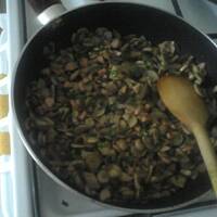 Muszle nadziewane pieczarkami