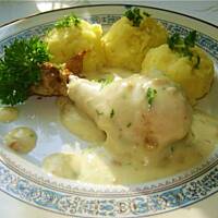 Kurczak pod chrzanową pierzynką