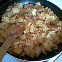 Łazanki z mielonką