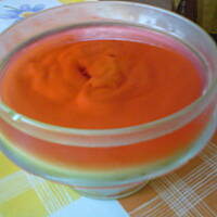 Delikatny deser a'la budyniowy