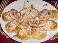 Fot. anyżella, Racuszki sernikowe z rodzynkami