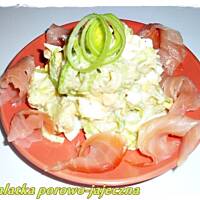 Salatka porowo-jajeczna