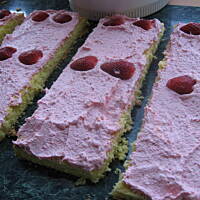 Tort Monisi banan-truskawka ślimak Marty!!!