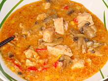 Fot. emocja, drobiowy strogonow z ryżem