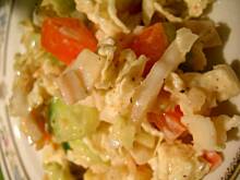 Fot. osulka, Sałatka z paluszkami surimi (lekka)