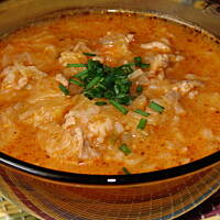 Gołąbkowa zupa, ale nie z gołębi ;)