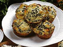 Fot. asiasi, Asiasi - Babeczki ze szpinakiem i serem feta