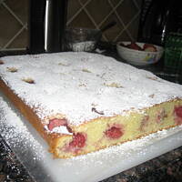 Ciasto ucierane z owocami 