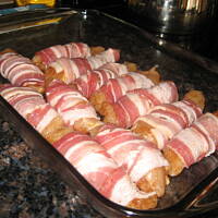 Piersi kurczaka w boczku