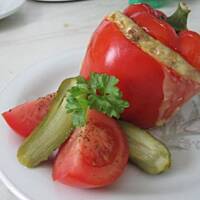 Papryka z farszem z kaszy