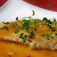 Kurczak w sosie z pomarańczy