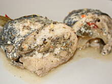 Fot. kasiul_a, Nadziewane roladki z pstrąga  w śmietanowym sosie kasiuli