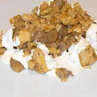 Potrawka ryżowa z pieczarkami i kurczakiem