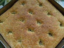 Fot. anyżella, Chlebek obiadowy "focaccia"