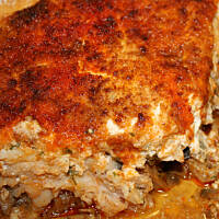 Ryba Zapiekana z Pieczarkami i Parmezanem