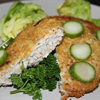 Drobiowe kotlety z pieczarkami i cebulą kasiuli