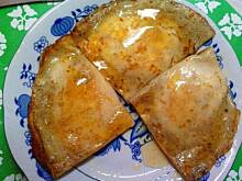 Fot. niebieska różyczka, Naleśniki z gruszkami i brzoskwinią