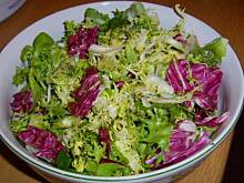 Fot. niebieska różyczka, Surówka na grilla z ziołami i miodem