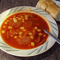 Cocido madrileño (gulasz madrycki)