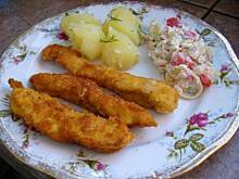 Fot. niebieska różyczka, Paluszki z indyka