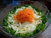 Fot. niebieska różyczka, Surówka z kapusty ze szczypiorkiem