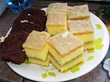 Fot. niebieska różyczka, Ciasto jabłkowo - agrestowe