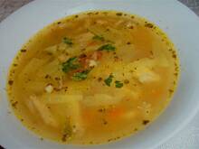 Fot. niebieska różyczka, Flaczki z boczniaka i ogórka kiszonego