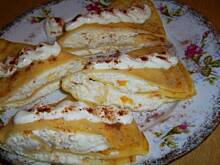 Fot. niebieska różyczka, Naleśnikowe trójkąty