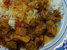 Fot. niebieska różyczka, Pierś  z indyka po myśliwsku