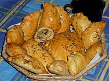 Fot. niebieska różyczka, Pieczone puszyste pierożki