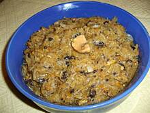 Fot. niebieska różyczka, Kapusta wigilijna ze śliwkami i grzybami