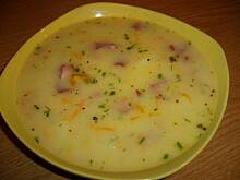 Fot. niebieska różyczka, Zupa zalewajka z żurku