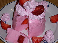 Fot. niebieska różyczka, Mini serniczek