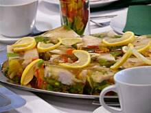 Fot. niebieska różyczka, Pierś z kurczaka w galarecie