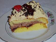 Fot. niebieska różyczka, Torcik błykawiczny super