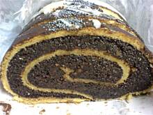 Fot. niebieska różyczka, Biszkoptowa rolada makowa