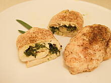 Fot. DominisiaD, Kurczak ze szpianakiem i serem Brie