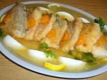 Fot. niebieska różyczka, Szczupak smażony w galarecie