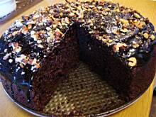 Fot. niebieska różyczka, Ciasto murzynek z piernikową nutką