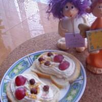 Angielka z serkiem bananowym.