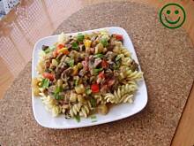 Fot. msewka, Fusilli serowe z mielonym i warzywami.