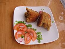 Fot. msewka, Panierowane skrzydełka o smaku gyros.