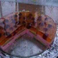 Sernik na zimno-moc galaretek.