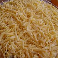 Zapiekanka z penne pełnoziarnistym.