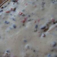 Zapiekanka z penne pełnoziarnistym.