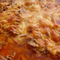 Zapiekanka z karczkiem.