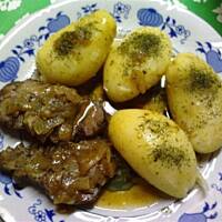 Duszone serca wieprzowe